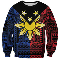 Philippines Sun Star Sweatshirt Igorot Tribal Inspiration - Polynesian Pride