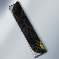 Rugby New Zealand And South Africa Auto Sun Shade Silver Fern With Springboks