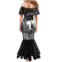 Personalized Hawaii Makahiki Season Family Matching Mermaid Dress and Hawaiian Shirt Akua Loa Polynesian Pattern LT05 - Polynesian Pride