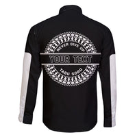 Personalized Fiji Obstacle Race 2023 Family Matching Long Sleeve Bodycon Dress and Hawaiian Shirt Never Give Up LT05 - Polynesian Pride