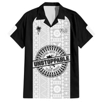 Personalized Fiji Obstacle Race 2023 Hawaiian Shirt Never Give Up LT05 Black - Polynesian Pride