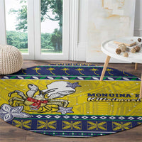 Niue The Rock Christmas Round Carpet Niuean Crab Monuina E Kilisimasi