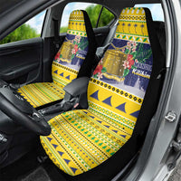 Tokelau Christmas Car Seat Cover Tokelauan Badge Manuia Te Kilihimahi