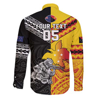 New Zealand And Papua New Guinea Rugby Custom Family Matching Summer Maxi Dress and Hawaiian Shirt Maori Kiwi With Bird of Paradise