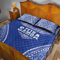 Fetu Samoa Rugby Quilt Bed Set Go Champions