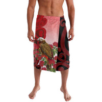 New Zealand Parrot Kaka Lavalava Maori Koru With Pohutukawa Flowers - Polynesian Pride