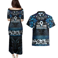 Micronesia FSM 691 Couples Matching Puletasi and Hawaiian Shirt Respect Culture