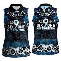 Micronesia FSM 691 Women Sleeveless Polo Shirt Respect Culture