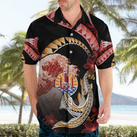 Personalised French Polynesia Victory Day Hawaiian Shirt Polynesian Pattern Plumeria LT05 - Polynesian Pride