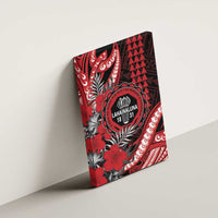 Hawaii Lahainaluna High School Canvas Wall Art Tribal Tattoo With Hibiscus Flowers