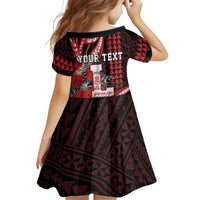 Personalized Hawaii Lahainaluna High School Family Matching Off Shoulder Maxi Dress and Hawaiian Shirt Tribal Tattoo With Hibiscus Flowers LT05 - Polynesian Pride
