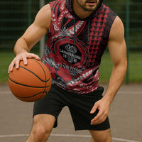 Personalized Hawaii Lahainaluna High School Sleeveless Hoodie Tribal Tattoo With Hibiscus Flowers