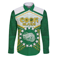 Personalised Cook Islands Ra o te Ui Ariki Family Matching Long Sleeve Bodycon Dress and Hawaiian Shirt Polynesian Pattern