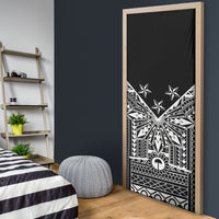 Black Philippines Sun Star Door Cover Igorot Tribal Inspiration