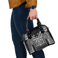 Black Philippines Sun Star Shoulder Handbag Igorot Tribal Inspiration