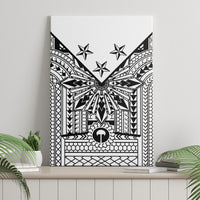 White Philippines Sun Star Canvas Wall Art Igorot Tribal Inspiration