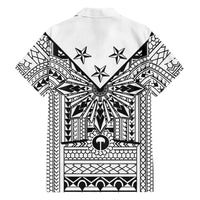 White Philippines Sun Star Family Matching Long Sleeve Bodycon Dress and Hawaiian Shirt Igorot Tribal Inspiration LT05 - Polynesian Pride