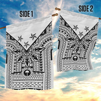 White Philippines Sun Star Garden Flag Igorot Tribal Inspiration