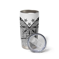 White Philippines Sun Star Tumbler Cup Igorot Tribal Inspiration