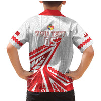 Custom Tonga Rugby 2024 Pacific Family Matching Mermaid Dress and Hawaiian Shirt Go Ikale Tahi LT05 - Polynesian Pride