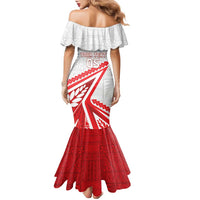 Custom Tonga Rugby 2024 Pacific Family Matching Mermaid Dress and Hawaiian Shirt Go Ikale Tahi LT05 - Polynesian Pride