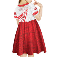 Custom Tonga Rugby 2024 Pacific Kid Short Sleeve Dress Go Ikale Tahi