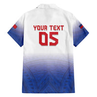 Custom Samoa Rugby 2024 Pacific Family Matching Tank Maxi Dress and Hawaiian Shirt Go Manu Samoa LT05 - Polynesian Pride