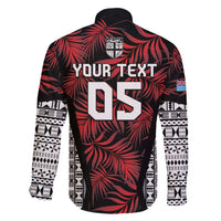 Custom Flying Fijians Rugby 2024 Pacific Family Matching Long Sleeve Bodycon Dress and Hawaiian Shirt Go Fiji LT05 - Polynesian Pride