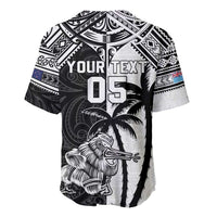 Custom New Zealand And Fiji Rugby 2024 Baseball Jersey Maori Kiwi With Fijian Palm Tree LT05 - Polynesian Pride