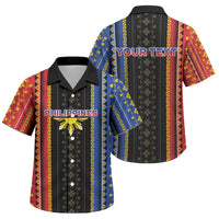 Personalised Philippines Filipinos Family Matching Long Sleeve Bodycon Dress and Hawaiian Shirt Igorot Tribal Inspiration Pattern Style