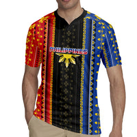 Personalised Philippines Filipinos Rugby Jersey Igorot Tribal Inspiration Pattern Style