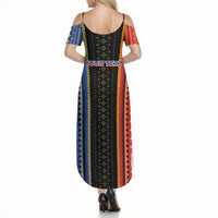 Personalised Philippines Filipinos Summer Maxi Dress Igorot Tribal Inspiration Pattern Style
