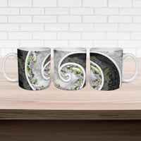 Piko Hawaii Ceramic Mug Polynesian Pattern With Maile Pikake Honohono Lei