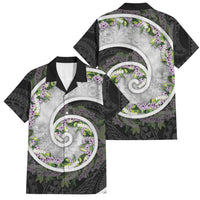 Piko Hawaii Family Matching Long Sleeve Bodycon Dress and Hawaiian Shirt Polynesian Pattern With Maile Pikake Honohono Lei