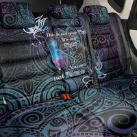 Suicide Awareness Back Car Seat Cover You Are Not Alone - Polynesian Pride