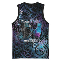 Suicide Awareness Basketball Jersey You Are Not Alone - Polynesian Pride