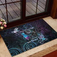 Suicide Awareness Rubber Doormat You Are Not Alone - Polynesian Pride