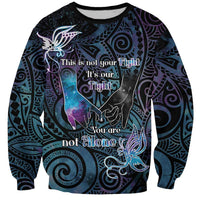 Suicide Awareness Sweatshirt You Are Not Alone - Polynesian Pride