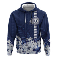 Personalized Utah State Zip Hoodie Polynesian Style LT05 Pullover Hoodie Blue - Polynesian Pride