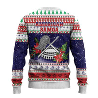 American Samoa Christmas Ugly Christmas Sweater Poinsettia La Maunia Le Kilisimasi