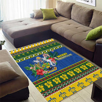 Solomon Islands Christmas Area Rug Coat Of Arms Merry Xmas