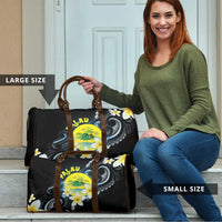 Palau United Nations Day Travel Bag Polynesian Curves Plumeria - Polynesian Pride