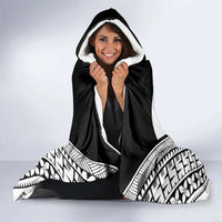 Fiji Tapa Football Hooded Blanket Sporty Style
