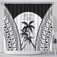 Fiji Tapa Football Shower Curtain Sporty Style