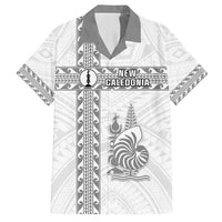 Custom New Caledonia Football Family Matching Off Shoulder Short Dress and Hawaiian Shirt Go The Kagus