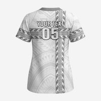 Custom New Caledonia Football Scrub Top Go The Kagus - Polynesian Pride