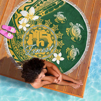 Cook Islands 15 Finest Beach Blanket Plumeria Polynesian Turtle