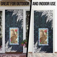 New Zealand Weka Door Cover Maori Hen Koru Pattern - Polynesian Pride