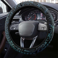New Zealand Weka Steering Wheel Cover Maori Hen Koru Pattern - Polynesian Pride