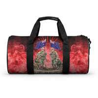 Australia And New Zealand ANZAC Day Duffle Bag Soldiers Lest We Forget